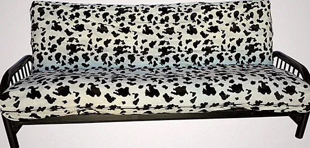 Dalmation Velvet Full Size Futon Mattress Protectors, Bed Washable Covers