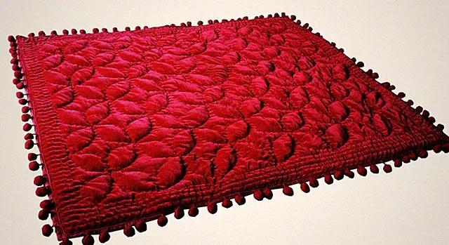 Deep Red Velvet comforter l Luxury Quilt, Fuchsia Queen Quilt, Teal Bedspread