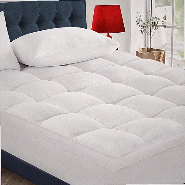 King Size Mattress Topper - Extra Thick Cooling Mattress Pad Cover for Back P...