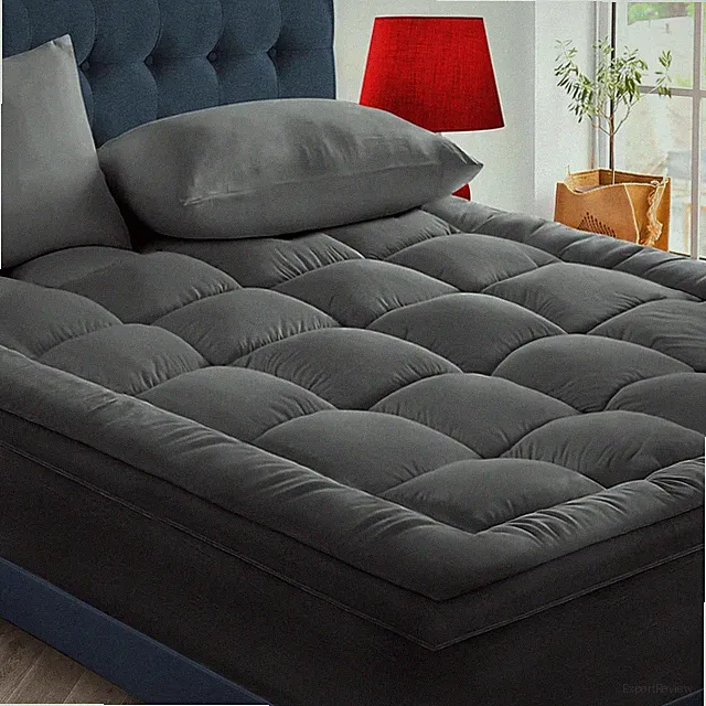 King Size Mattress Topper Extra Thick Cooling Pillow Top Bed Topper Deep Pocket