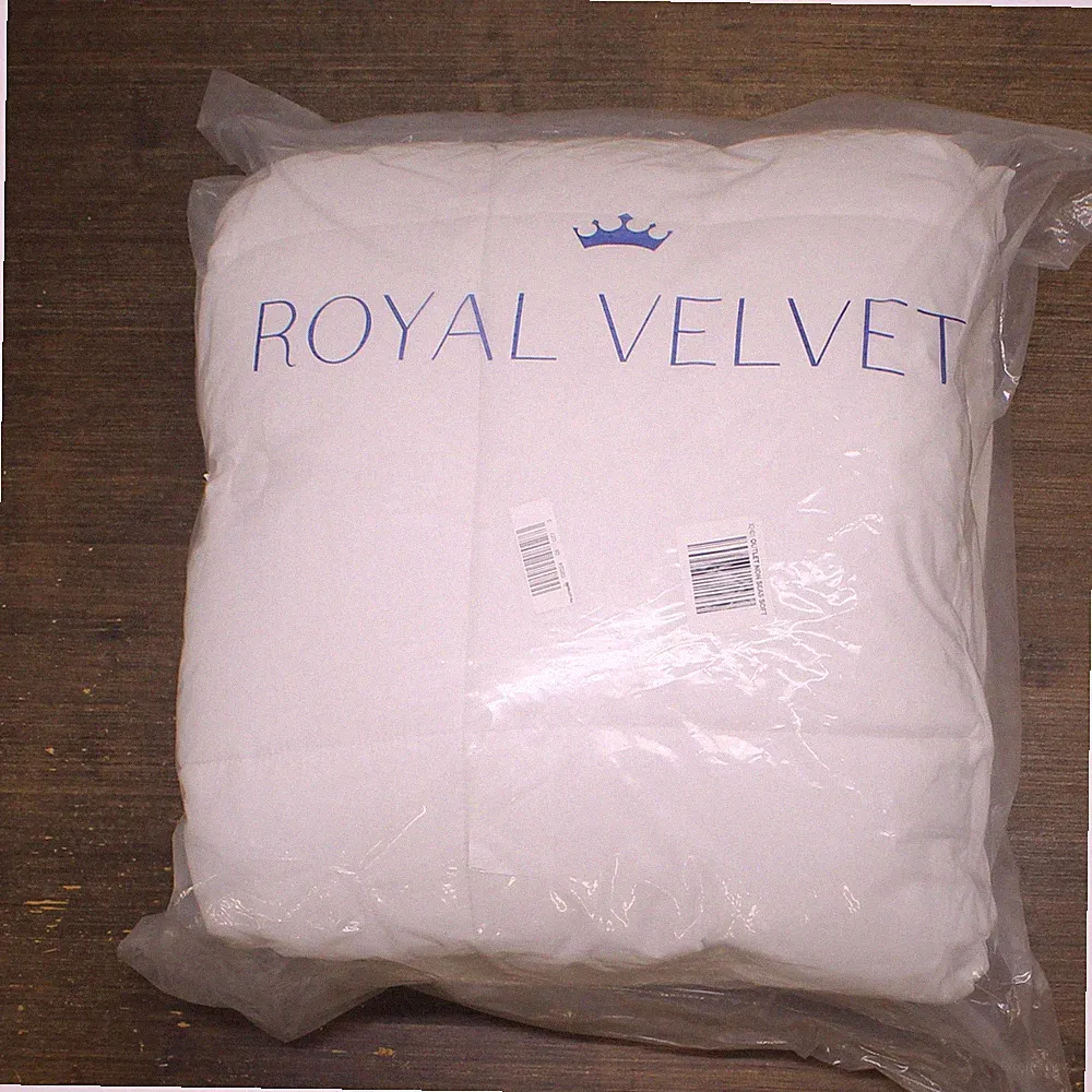 royal Velvet Button Stitch Stain Restistant Mattress Pad White King