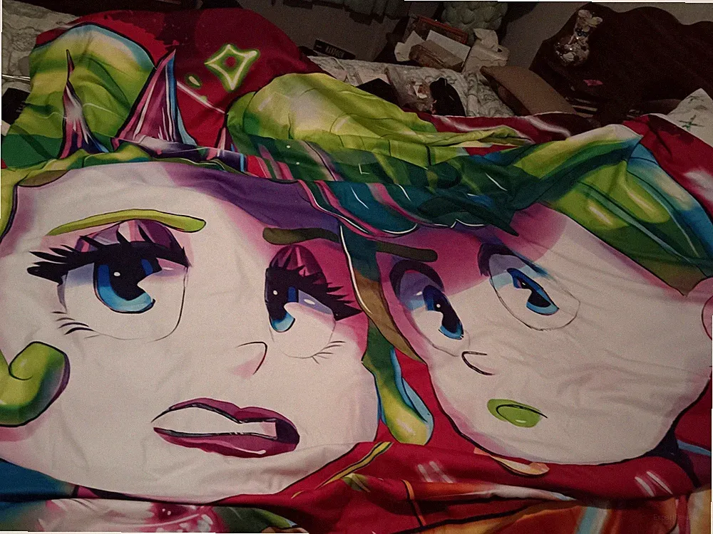 Velvet bright colors bedding