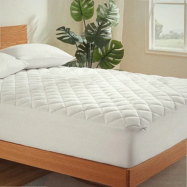 Twin Mattress Protector, Quilted Fitted Mattress Pad, Deep Pocket Mattress Co...