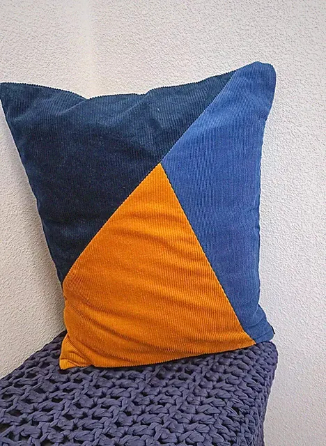 Velvet pillow cover in bright colors Size 48x40 cm/24x20 inches zipper closure